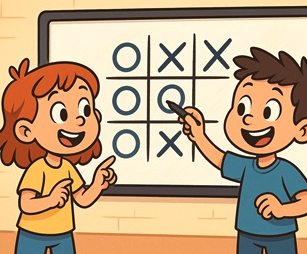 Tic Tac Toe 2 — vibrant screenshot of the game in action