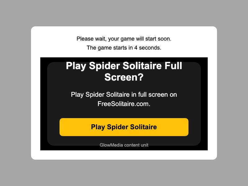 Screenshot of 1 Suit Spider Solitaire showing colorful cards in play