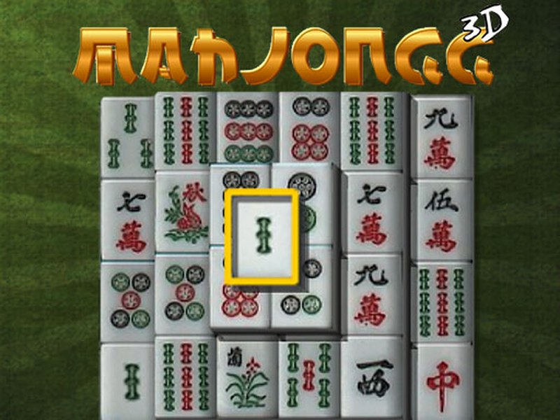 Colorful 3D Mahjong blocks stacked in a creative layout