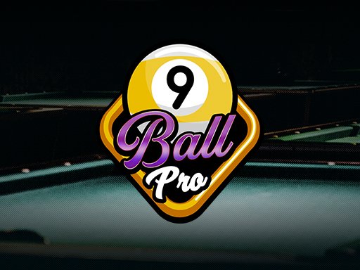 Exciting game of 9 Ball Pro with colorful pool balls and a cue stick