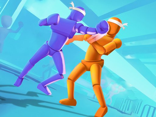 Exciting scene from Agent Fight 3D with colorful characters battling