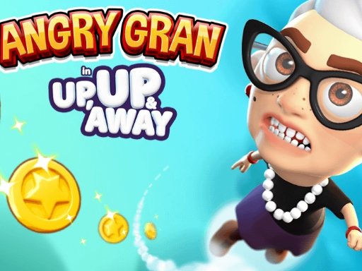 Exciting scene of Angry Gran jumping high in the sky