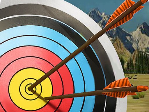 Exciting scene of archery training with targets and arrows