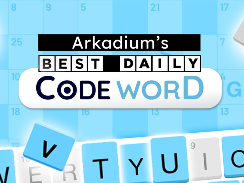 Arkadium's Codeword - vibrant screenshot of the puzzle game
