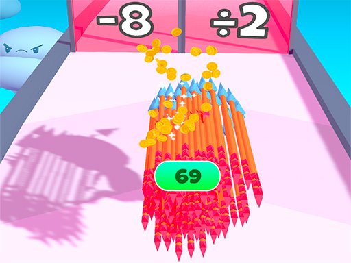 Exciting gameplay scene of Arrow Challenge with colorful arrows and targets