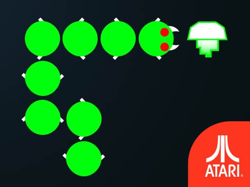 Exciting gameplay of Atari Centipede with colorful insects and action