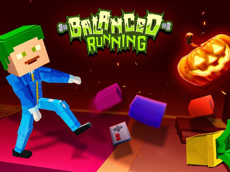 Balanced Running - a fun character balancing while running