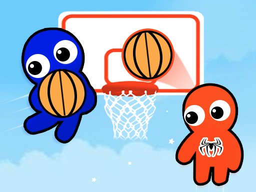 Exciting gameplay scene from Basket Shot Master with colorful basketballs