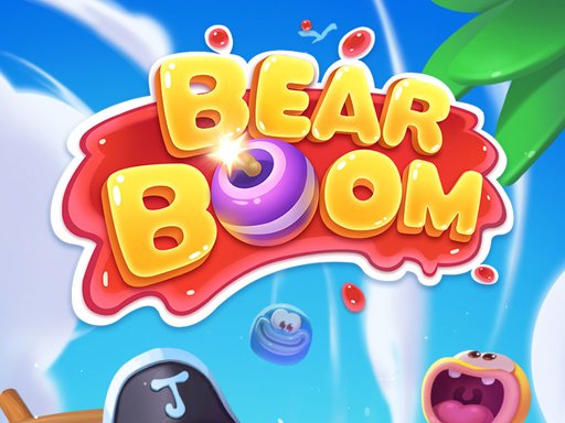 Colorful Bear Boom game screenshot with jelly candies