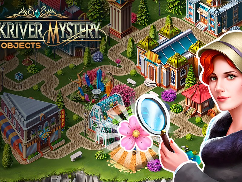 Blackriver Mystery: Hidden Objects - colorful scene with hidden objects