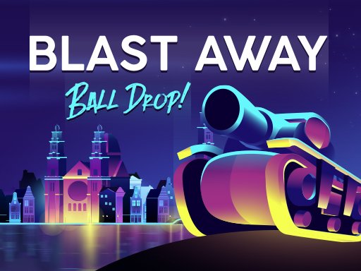Exciting gameplay of Blast Away Ball Drop with a tank shooting falling balls