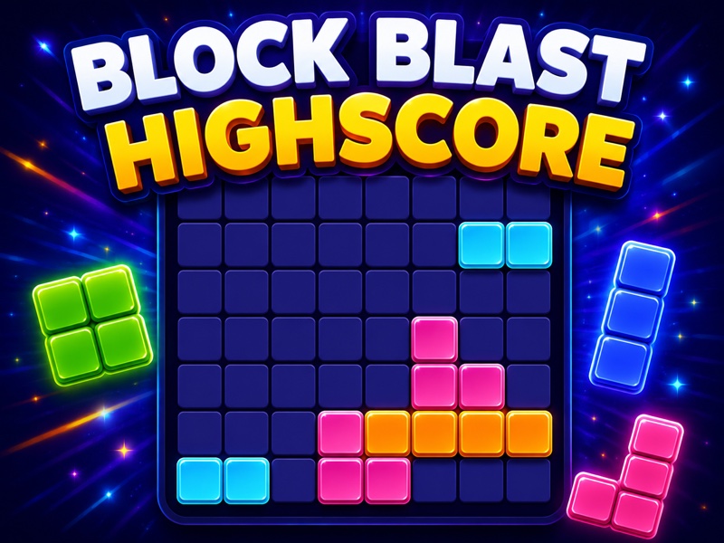 Exciting gameplay of Block Blast Highscore with colorful blocks