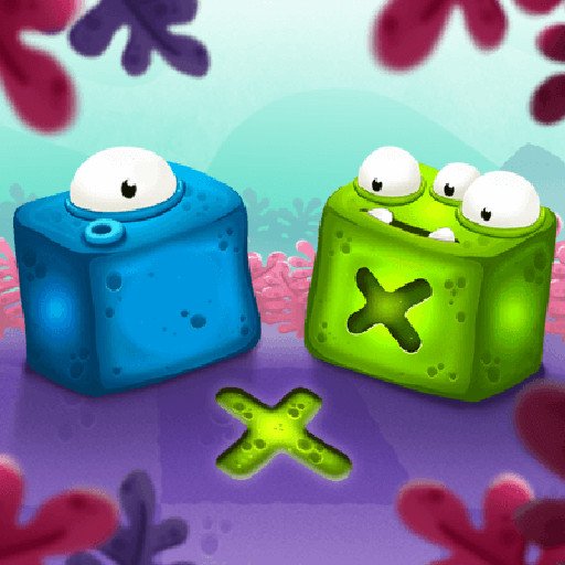Block Movers game screenshot showing colorful blocks and puzzles