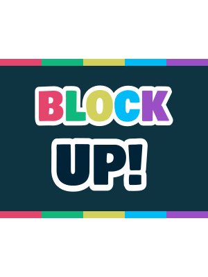 Exciting gameplay of BlockUP with colorful falling blocks