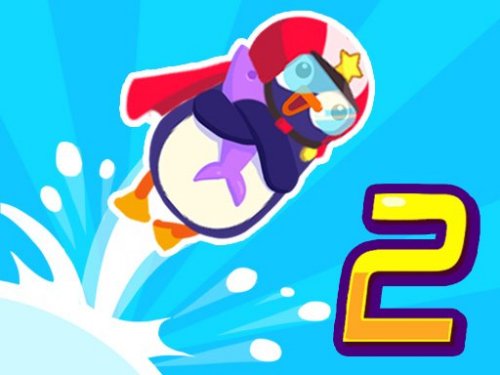Mr Bouncemasters 2 game scene with colorful obstacles and characters