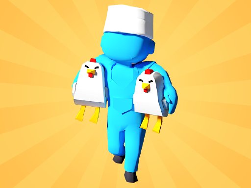 Butcher Warehouse - vibrant scene of a colorful farm with happy animals