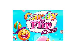 Colorful candies flip and match in Candy Flip World puzzle game