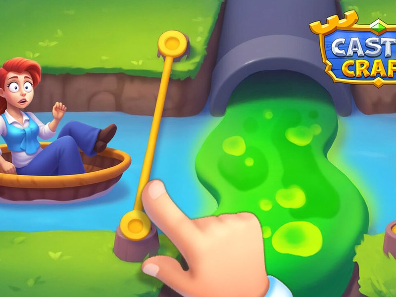 Castle Craft — a mystical castle building adventure scene