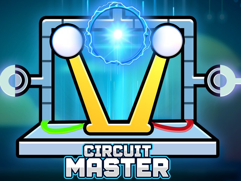 Circuit Master — a colorful screenshot of the puzzle game with wires and lights