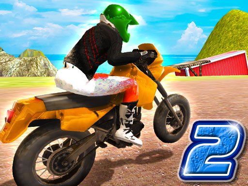 Exciting scene from City Bike Stunt 2 with bikes performing stunts in a vibrant city