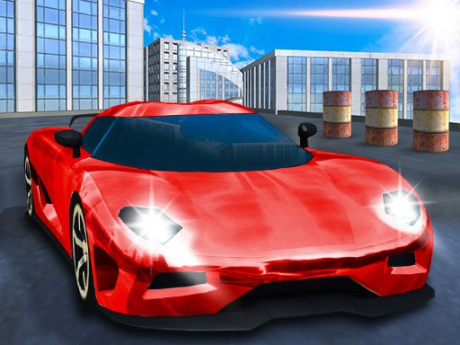 Exciting scene from City Car Stunt 2 with cars performing stunts