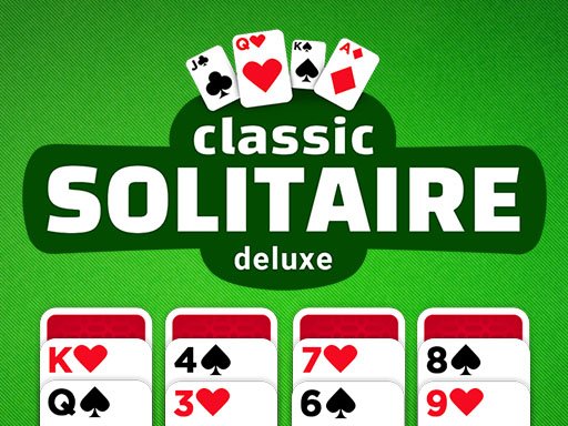 Classic Solitaire Deluxe — vibrant screenshot of the card game