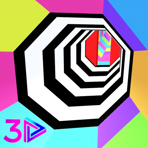 Color Tunnel — a thrilling race through a colorful tunnel