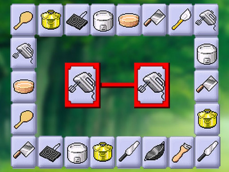 Screenshot of Connect 2 showing fun household items
