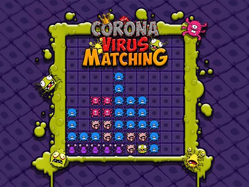 Exciting gameplay of Corona Virus Matching with colorful blocks