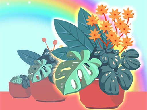 A colorful garden filled with blooming flowers and plants