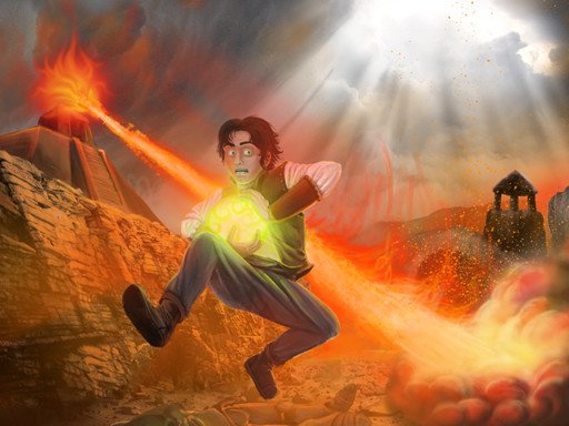 Cursed Treasure — exciting scene of defending treasures with towers