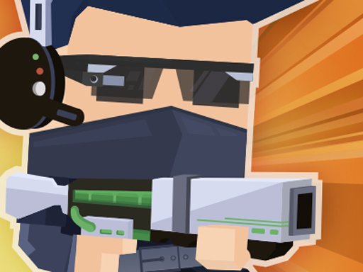 Action-packed scene from Cyber Hunter with robots and cyborgs