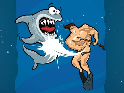 Screenshot of Dangerous Danny diving deep into the ocean