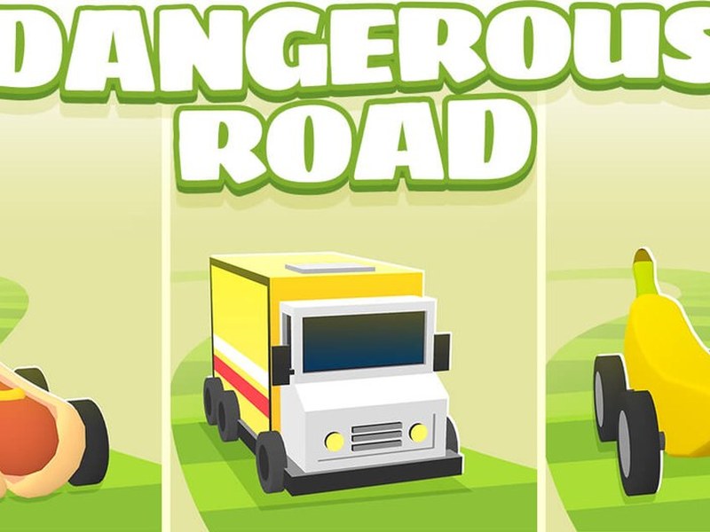 Exciting gameplay in Dangerous Roads with a Hotdog Car racing