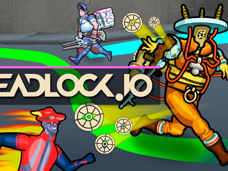 Exciting gameplay in Deadlock.io with colorful graphics and intense action