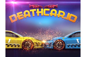 Exciting car racing action in DeathCario with colorful graphics