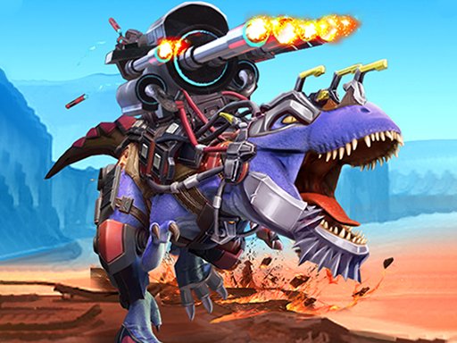 Exciting scene from Dino Squad Battle Mission with dinosaurs in action