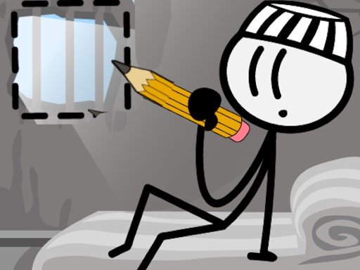 DOP Stickman escaping prison with creative drawings