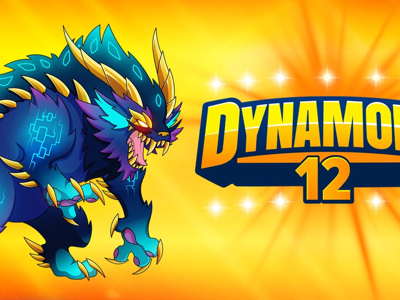 Dynamons 12 — vibrant scene of monster collecting adventure