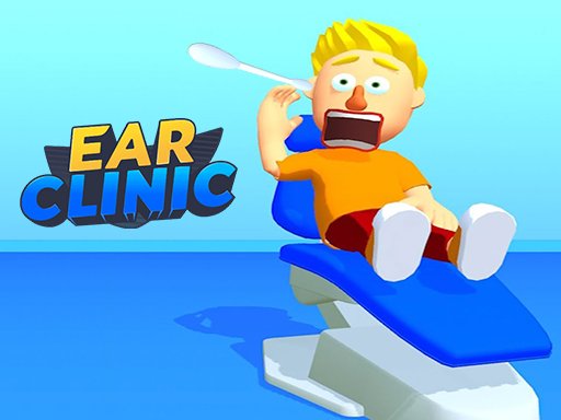 Screenshot of Ear Clinic game showing a doctor treating a patient