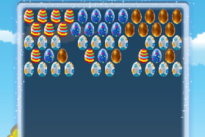 Easter Shooter — colorful scene with painted eggs and spring colors