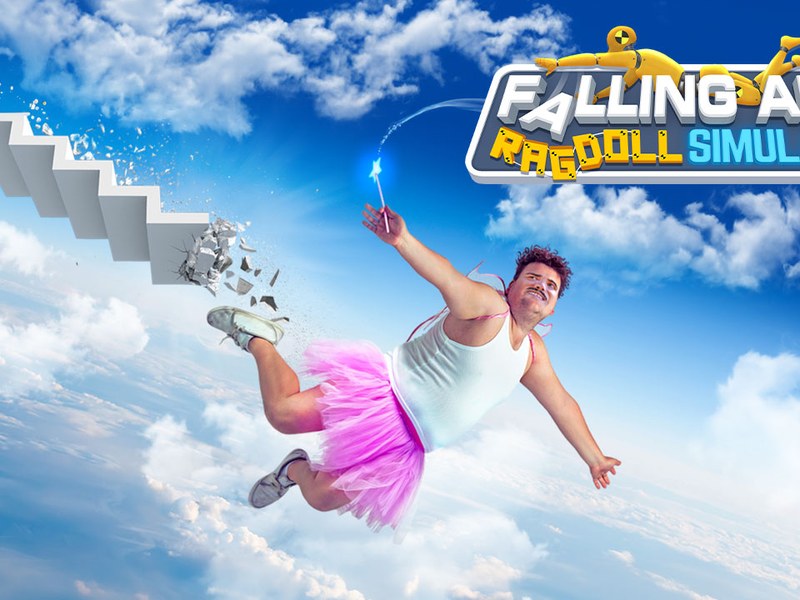 Falling Art Ragdoll Simulator — colorful scene of a ragdoll falling hilariously
