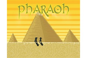 Pharaoh game screenshot featuring a vibrant pyramid adventure