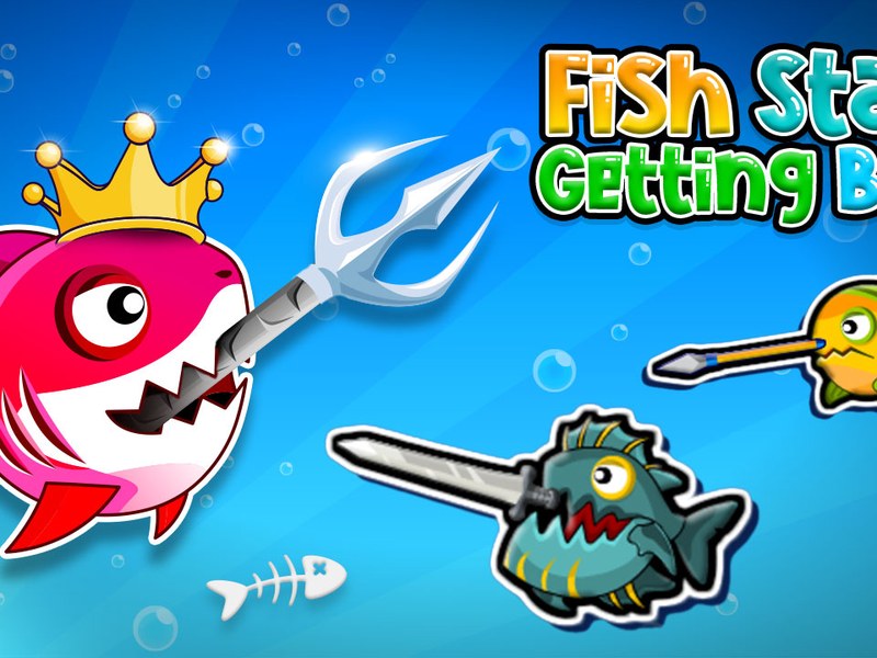 Exciting underwater adventure in Fish Stab Getting Big