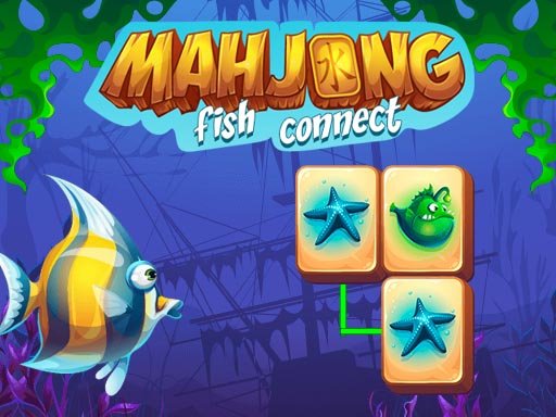 Colorful Fish Connect game board with vibrant tiles and fish