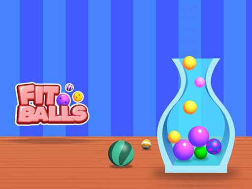 Fit Balls — colorful balls being carefully poured into a pot