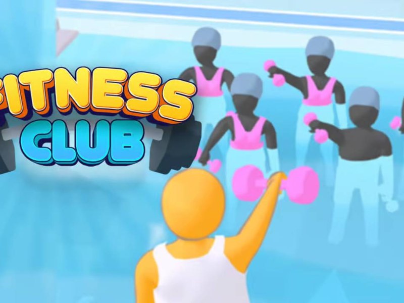 Fitness Club 3D — vibrant scene of kids working out in a gym