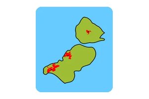 Explore Flevoland Province with a colorful map showing cities and locations
