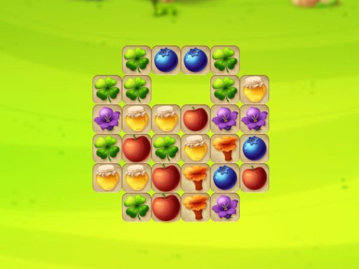 Colorful scene from Forest Match 3 with vibrant puzzles and magical forest