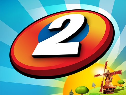 Frisbee Forever 2 — colorful scene of flying frisbee gameplay